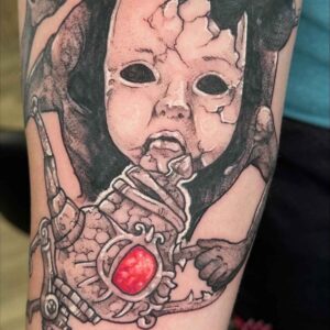 1 Hr Tattoo Session with Robert Serrano (Flash or Custom)  – Covenless Tattoos and Curiosities ($160 value)*
